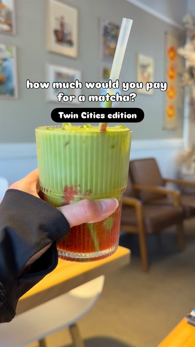 On the hunt for the most unique matchas in the Twin Cities! 

Here’s what we found 👀

@cafeastoriasaintpaul 
@caphinmpls 
@grayfoxcoffee 
@moona.moono 
@asidepublichouse 
@nurhousecafe 

ok but real question…at what price does a matcha become too expensive? 🤑

#matchalovers #twincities #matchacafe #visitmn #exploremn