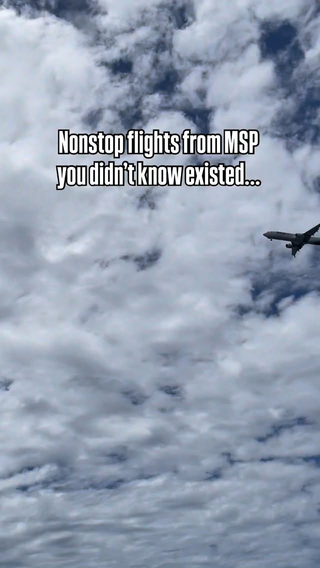 Minneapolis-St.Paul…we don’t talk about this enough ✈️

You can fly nonstop from MSP to:

Paris, Rome, Honolulu, Belize City…and more 

Which one are you booking first? 👀

#minneapolis #stpaul #mspairport #nonstopflights #twincities