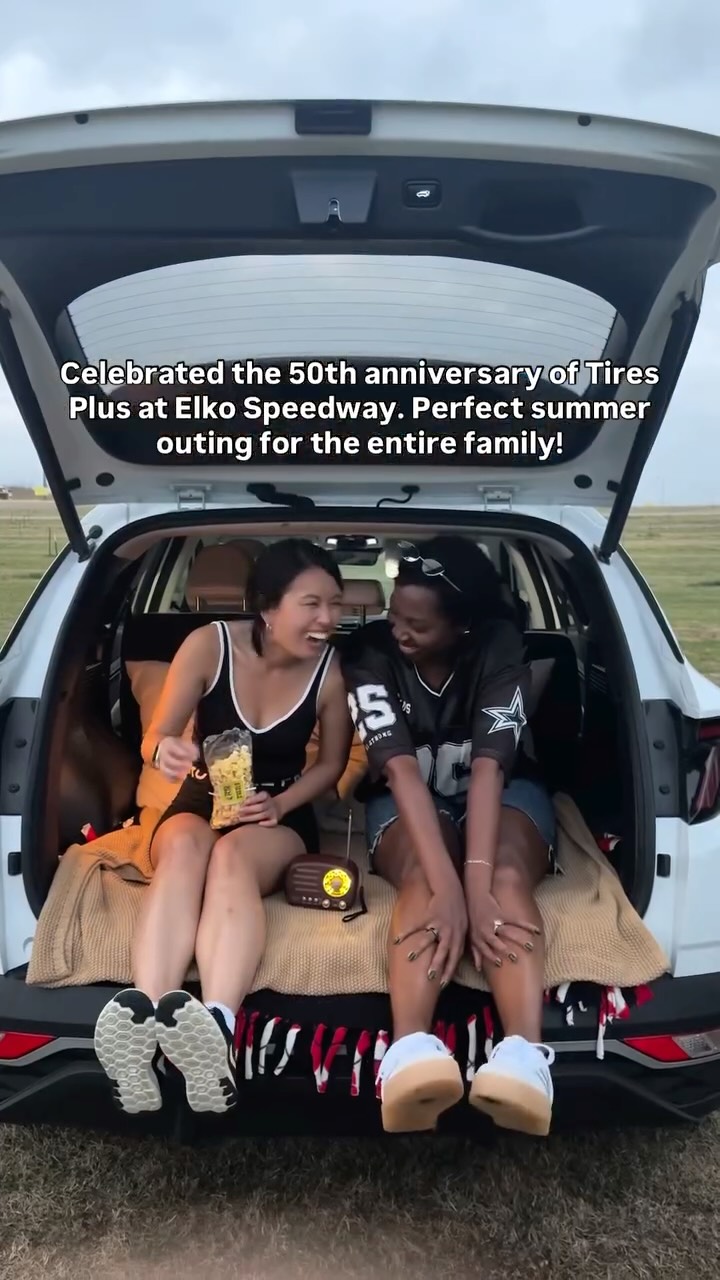 One of our favorite things about being Midwest  creators is getting to partner with brands that have been part of our lives for years 🥹

#ad @tiresplus started in Burnsville, Minnesota 50 years ago — and it’s one Wunmi grew up going to. So getting to celebrate their 50th anniversary with them felt extra special.

They brought us out to Elko Speedway for Wheels & Reels, and honestly, they knew exactly how to throw a party. We got to check out a classic car show, listen to a live band playing 70s music, and then end the night with a drive-in movie showing Grease 🚗🎶🎬

Such a fun way to celebrate 50 years of a Minnesota founded company that’s been part of so many people’s lives — including ours. 💛

#driveinmovie #visitmn #minneapolisbloggers #tirespluspartner