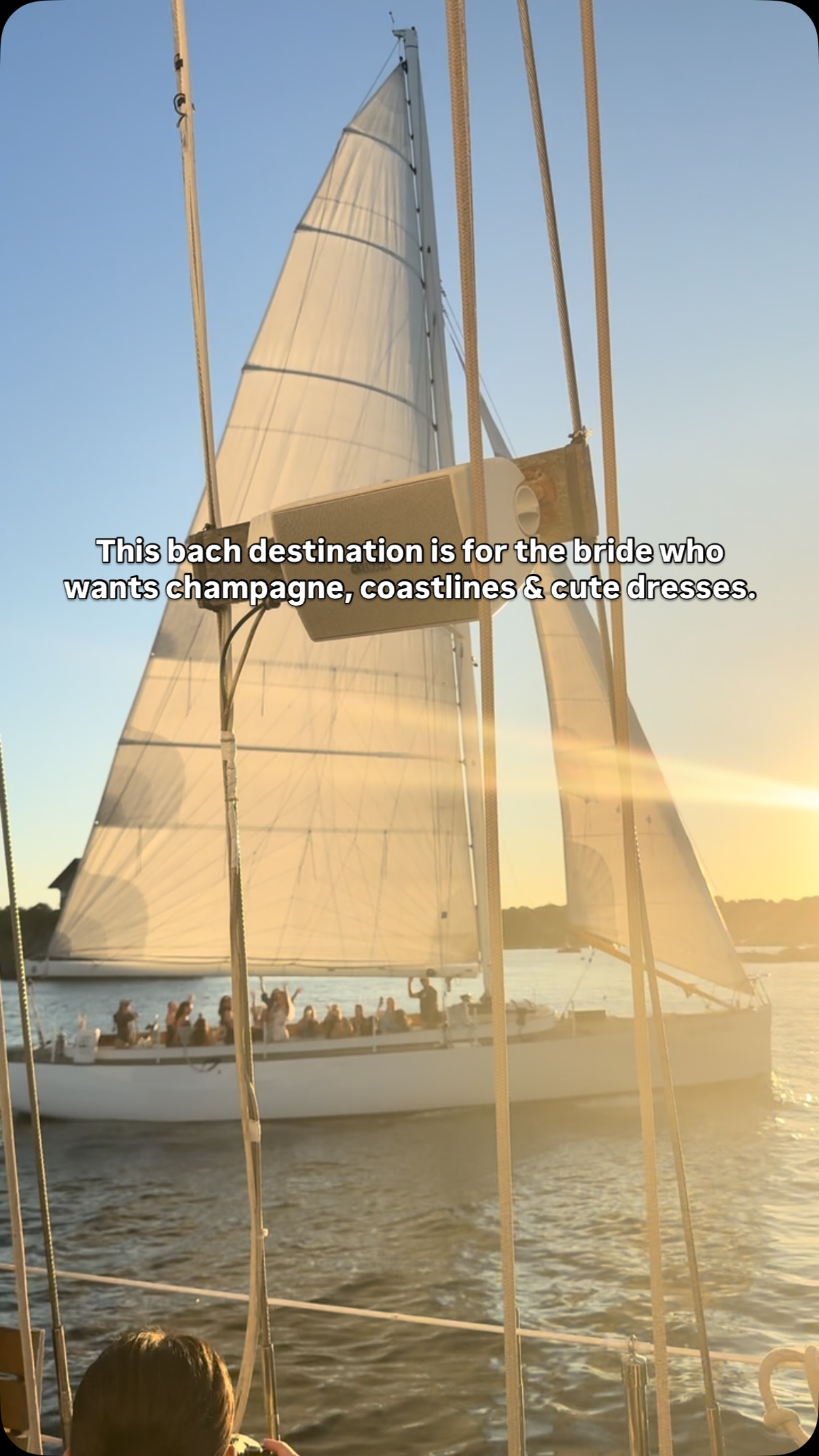 Champagne, coastlines & cute dresses…meet Newport, Rhode Island 🎀🌊

If you’re looking for a bach destination that feels a little more elevated, coastal and New England summer than the typical party city, Newport is a great option.

Think:

✨ waterfront brunches
✨ sailing days
✨ charming streets
✨ coastal walks 
✨ cute cocktail spots
✨ plenty of reasons to dress up

Save this one for the girls’ trip inspo board!