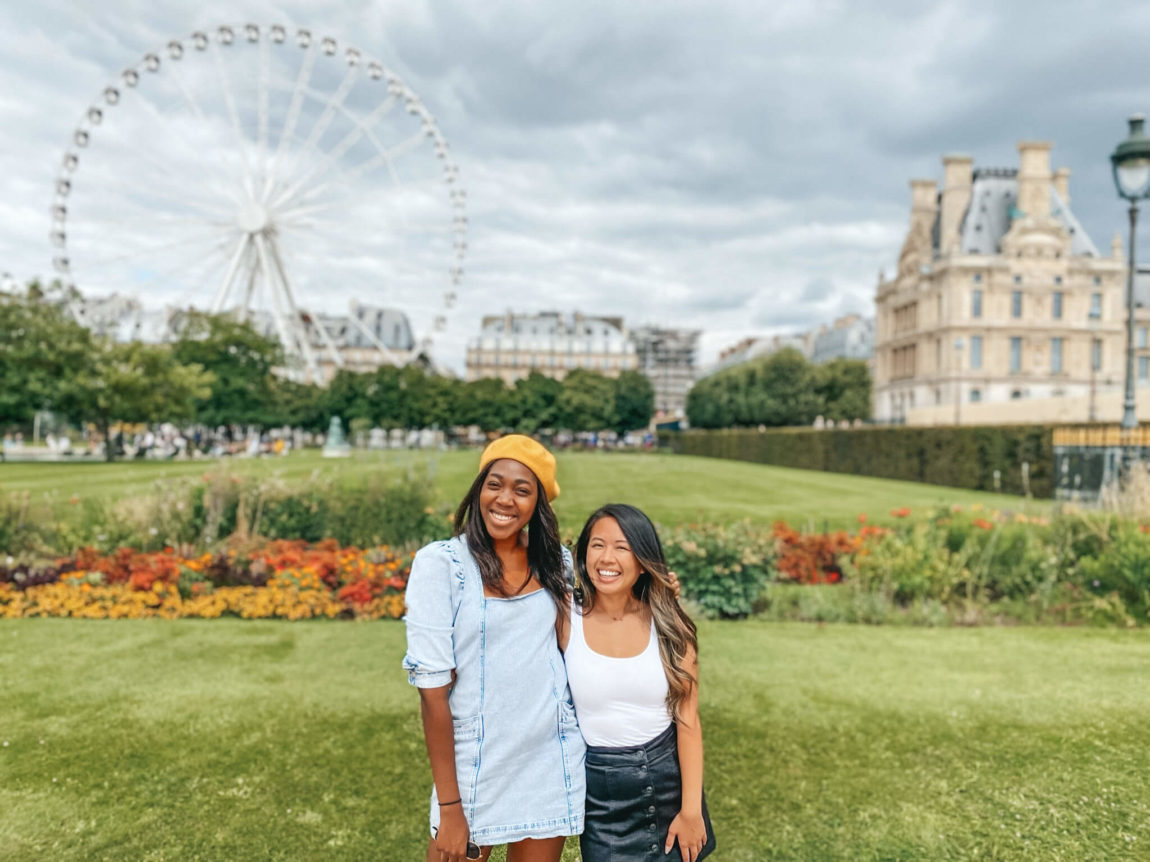 Two girls in Paris