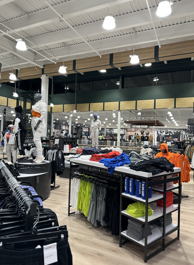 Inside of Dick's House of Sport in Ridgedale Mall