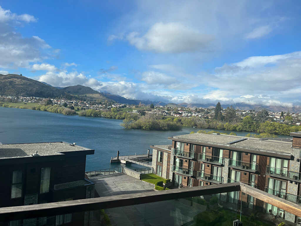 Hilton Queenstown overlooking the lake