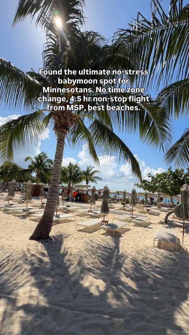 Only 4.5 hours from MSP to paradise. 🌴

If you’re looking for a tropical babymoon that doesn’t require a 12-hour travel day, Grand Cayman is the move!! A quick direct flight from MSP for fresh seafood, crystal clear beaches, and early bedtimes 🥰

Why it’s Babymoon-Friendly:
✨Zero Jet Lag: Little to no time zone change from MN depending on when you go. 
✨Quite Accessible: The island is small, fairly walkable, and very safe.
✨Perfect Pace: It’s built for early nights, with most of the excitement happening during the day. 
✨Easy Flight: With both Delta and Sun Country offering direct flights, you can get there in 4.5 hrs.

What to Do:
✔️Seven Mile Beach
✔️Snorkeling
✔️Catamarán Sail 
✔️Swim with Stingrays 
✔️Botanical Gardens 
✔️Crystal Caves 

Keeping it 💯: Grand Caymans is not a thrifty destination! We used hotel points and airline buddy passes to keep the costs down, but food and housing can get pretty pricey, so plan ahead! 3-4 nights is more than enough to experience this babymoon getaway. 

Let me know if you have any specific questions about where we stayed or excursions we booked! 

#grandcaymanislands #babymoon #msp #minneapolisbloggers