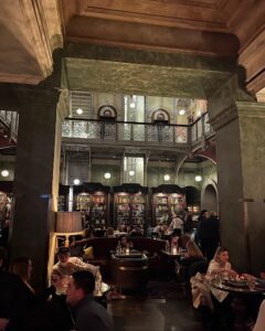 the Beekman hotel bar and restaurant in NYC