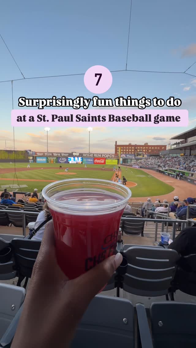 I’ve been going to Saint Paul Saints baseball games with my family and friends for as long as I can remember — and every time, it’s just pure summer fun #ad 

From flying peanuts to fireworks and a mascot with way too much personality, it’s one of my favorite @stpldowntown experiences!! Whether you’re into baseball or just here for the vibes (hi, it’s me), there’s something for everyone.

Add it to your summer list
🌆⚾️

#explorestpaul #mnsummerbucketlist #minnesotatravel #twincitiessummer #saintsbaseball #minnesotablogger